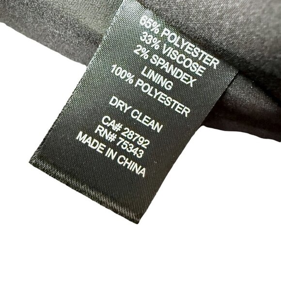 RACHEL ZOE Boyfriend Blazer Medium Double Breasted Black Check NWOT - Picture 8 of 8